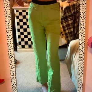 Vintage green stretchy jeans